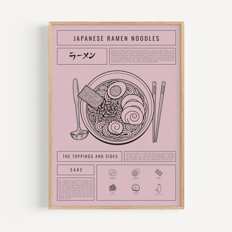 The French Print - Affiche Japanese Ramen Noodles