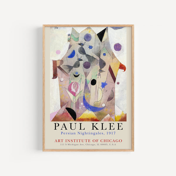 Affiche Paul Klee - Persian Nightingales, 1917