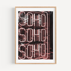 The French Print - Affiche Neon Soho