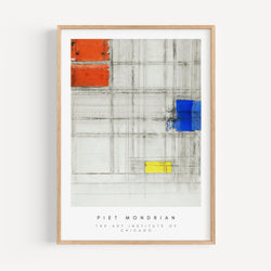 The French Print - Affiche Piet Mondrian, The Art Institute of Chicago