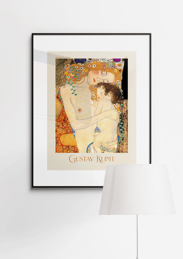 The French Print - Affiche Gustav Klimt - Mother & Child, 1905
