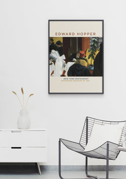 Affiche Edward Hopper, New York Restaurant