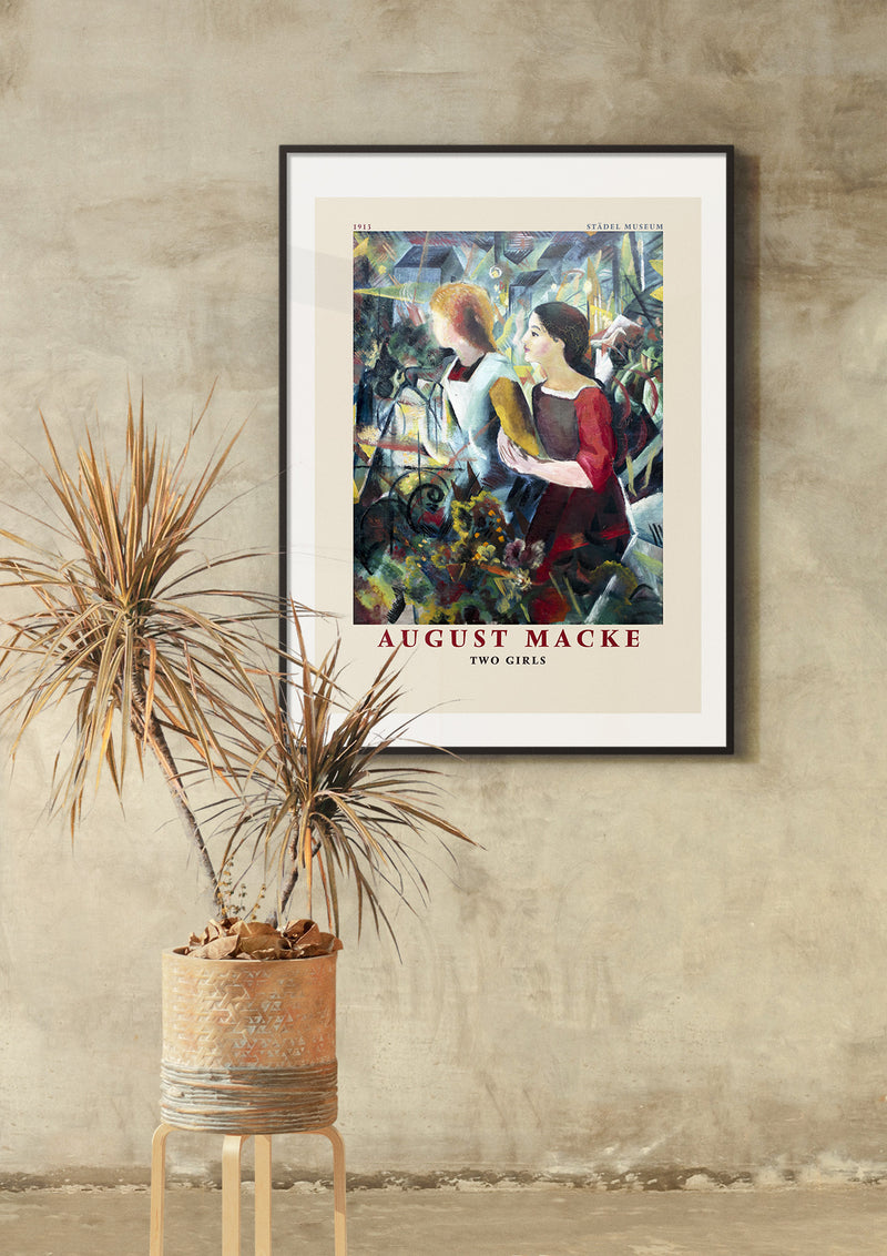 The French Print - Affiche August Macke, Two Girls