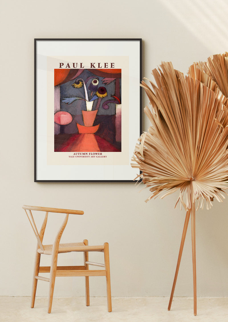 Affiche Paul Klee - Autumn Flower, 1922