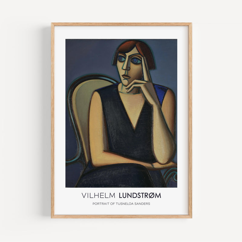 The French Print - Affiche Vilhelm Lundstrom, Portrait of Tusneloa Sanders