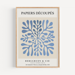 Affiche Matisse Inspired, Papiers Découpés