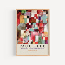 Affiche Paul Klee, RedGreen & VioletYellow Rythms, 1920