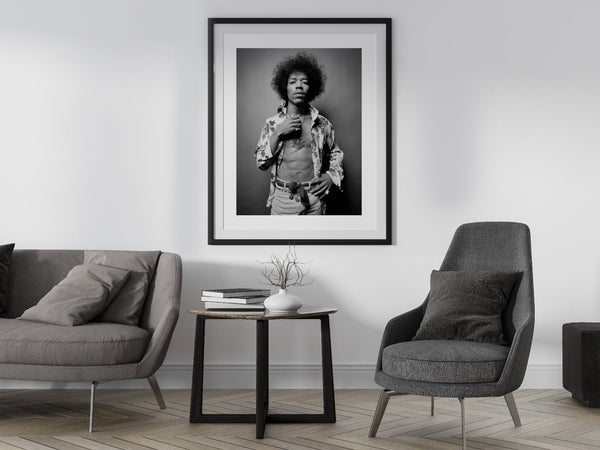 Photographie Noir & Blanc Jimi Hendrix
