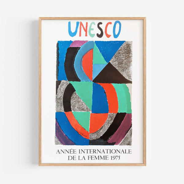 Affiche Unesco, Année Internationale de la Femme