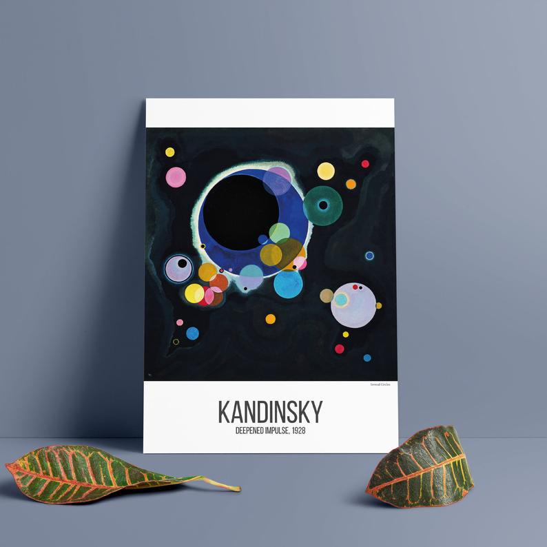 Affiche Kandinsky - Plusieurs Cercles (Several Circles), 1926