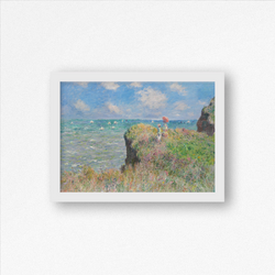 The French Print - Affiche Claude Monet - Cliff Walk at Pourville, 1882