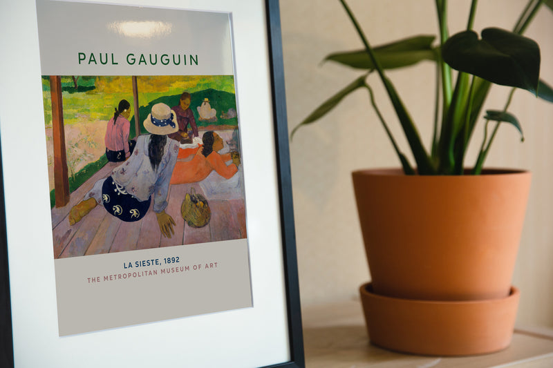 Affiche Paul Gauguin - La Sieste, 1892