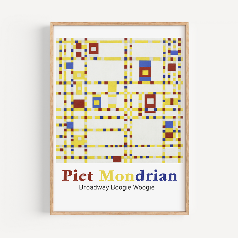 The French Print - Affiche Piet Mondrian, Broadway Boogie Woogie