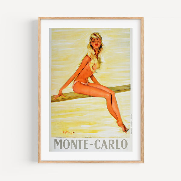 Affiche Monte Carlo, J.G Domergue