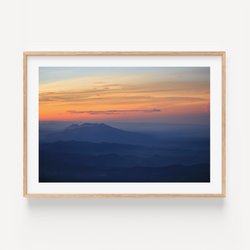 The French Print - Photographie Sunrising from Acatengo volcano