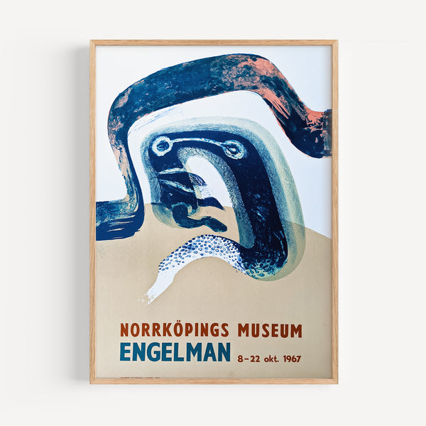 Affiche Martin Engelman, Norrkopings Museum