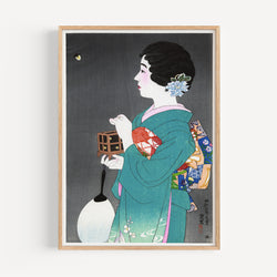 The French Print - Estampe Japonaise Ito Shinsui, Woman and Firefly cage