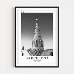The French Print - Affiche Barcelona