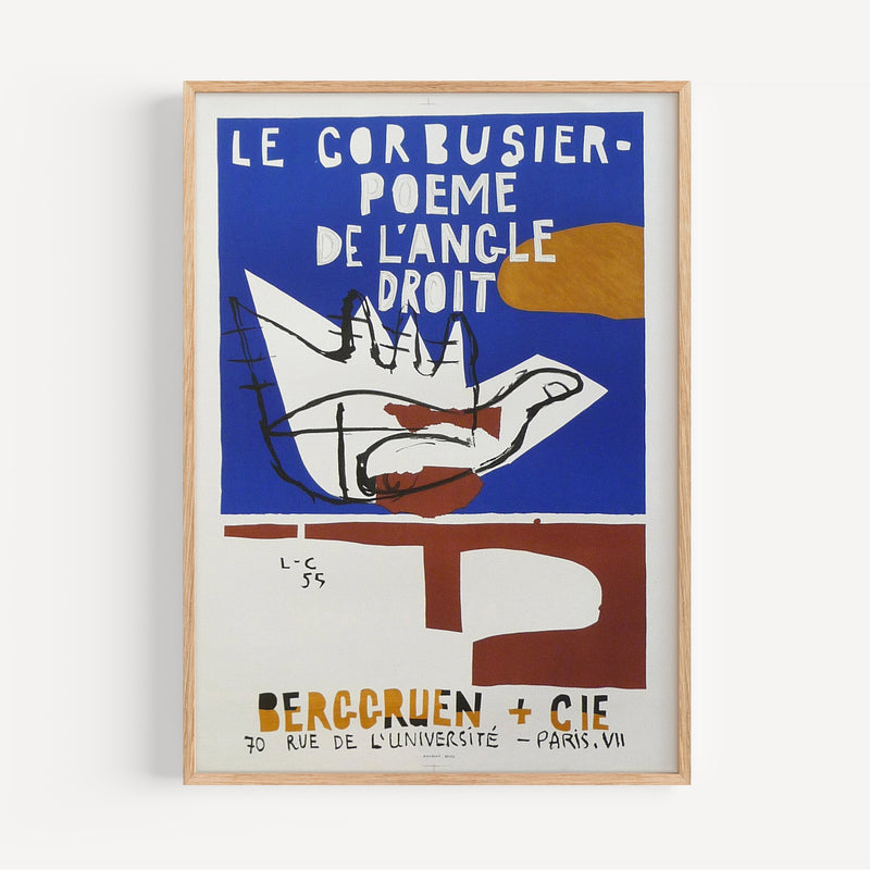 Affiche Le Corbusier, Berggruen